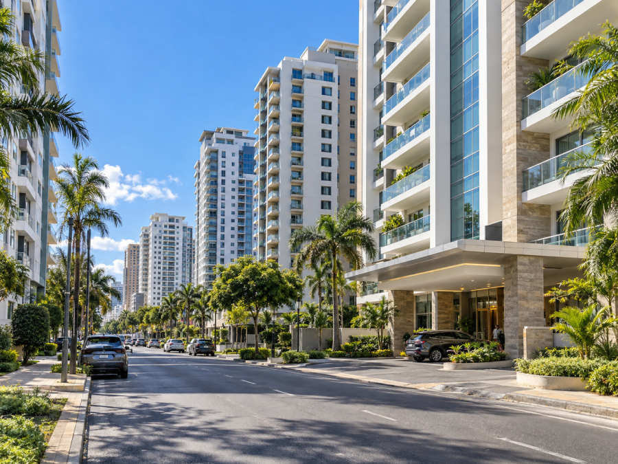 Torres residenciales urbanas en República Dominicana